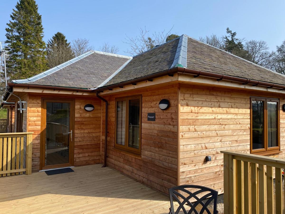 Pheasant Lodge With Hot Tub Forgandenny المظهر الخارجي الصورة